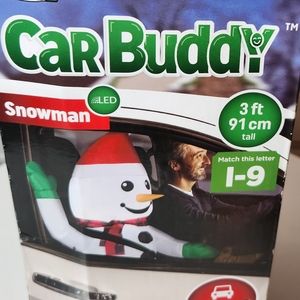 Gemmy Airblown Inflatable 3' Tall Car Buddy Snowman for Cars Only